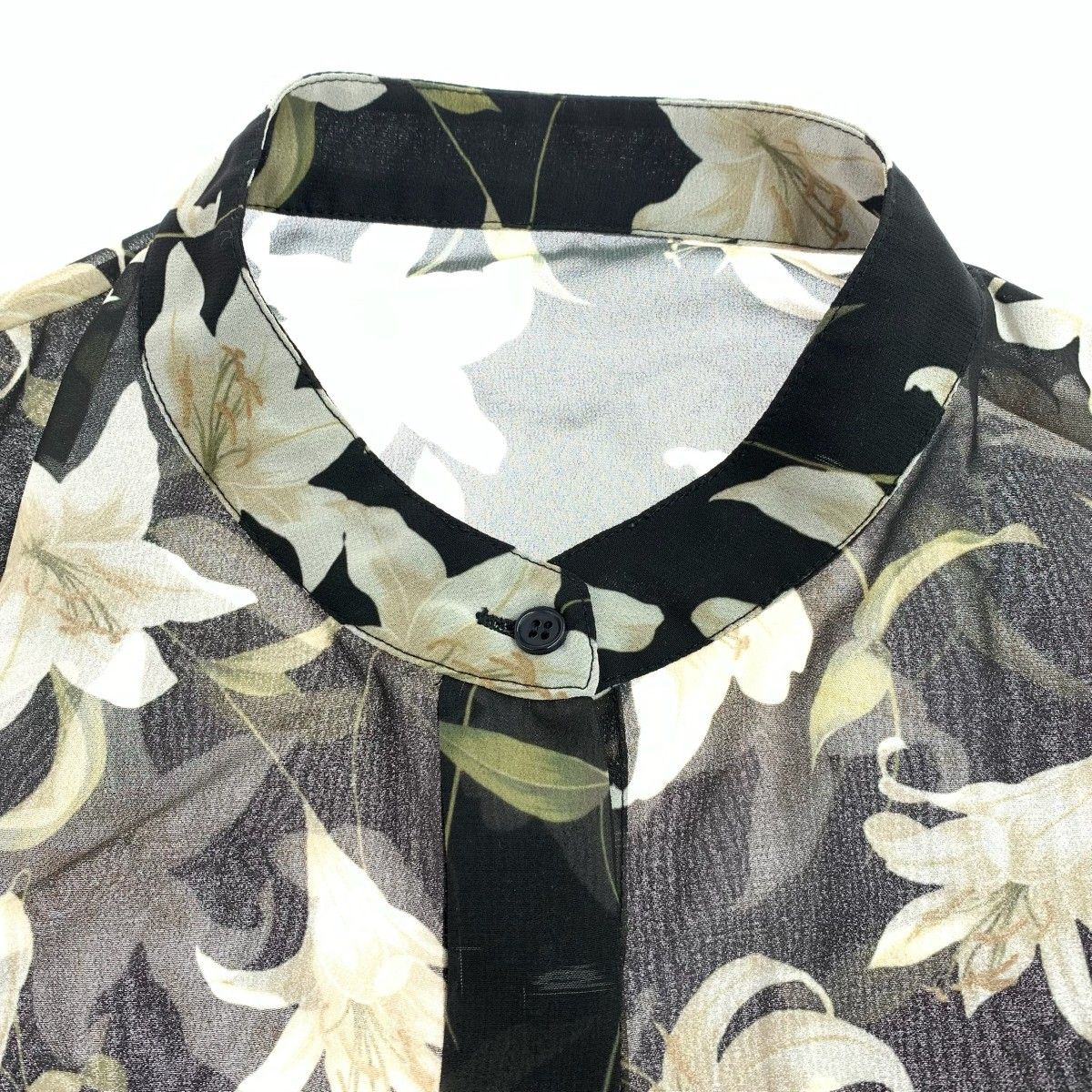 AMERI VINTAGE アメリヴィンテージ TWIN LILY BLOUSE  ブラウス/バンドカラー/花柄    ブラック レディース / 240001196019 Ameri VINTAGE - 未使用♢AMERI TWIN LILY BLOUSEの通販 by ベリー's