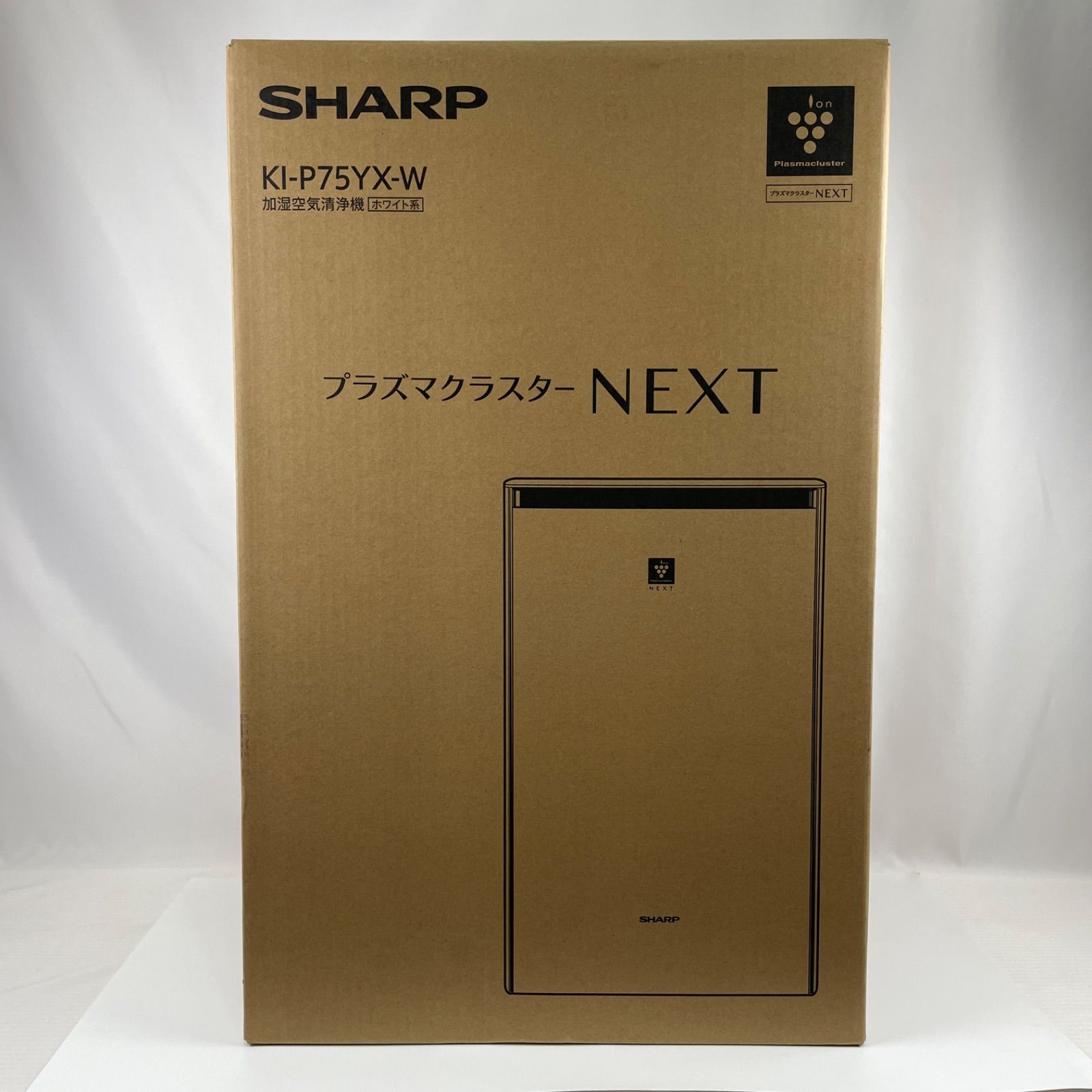 新品】シャープ 加湿空気清浄機 KI-P75YX-W ホワイト - メルカリ