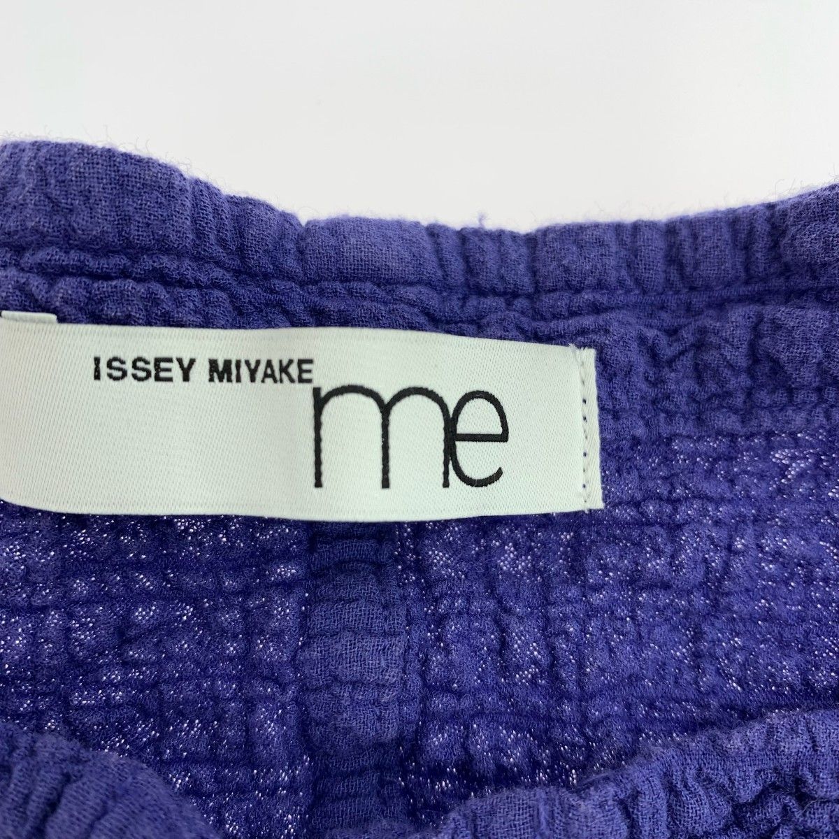 me isseymiyake ミーイッセイミヤケ シワ加工カーディガン