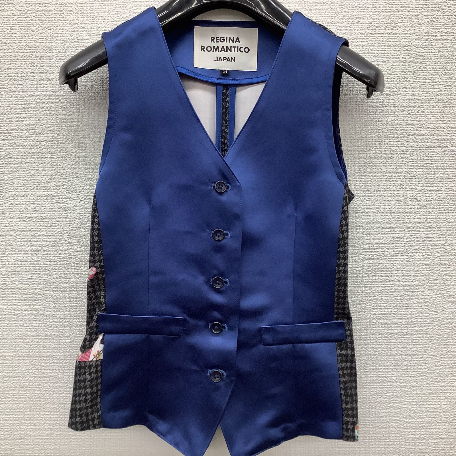 S177 レジーナロマンティコ REGINA ROMANTICO ベスト ジレ ホース柄 馬