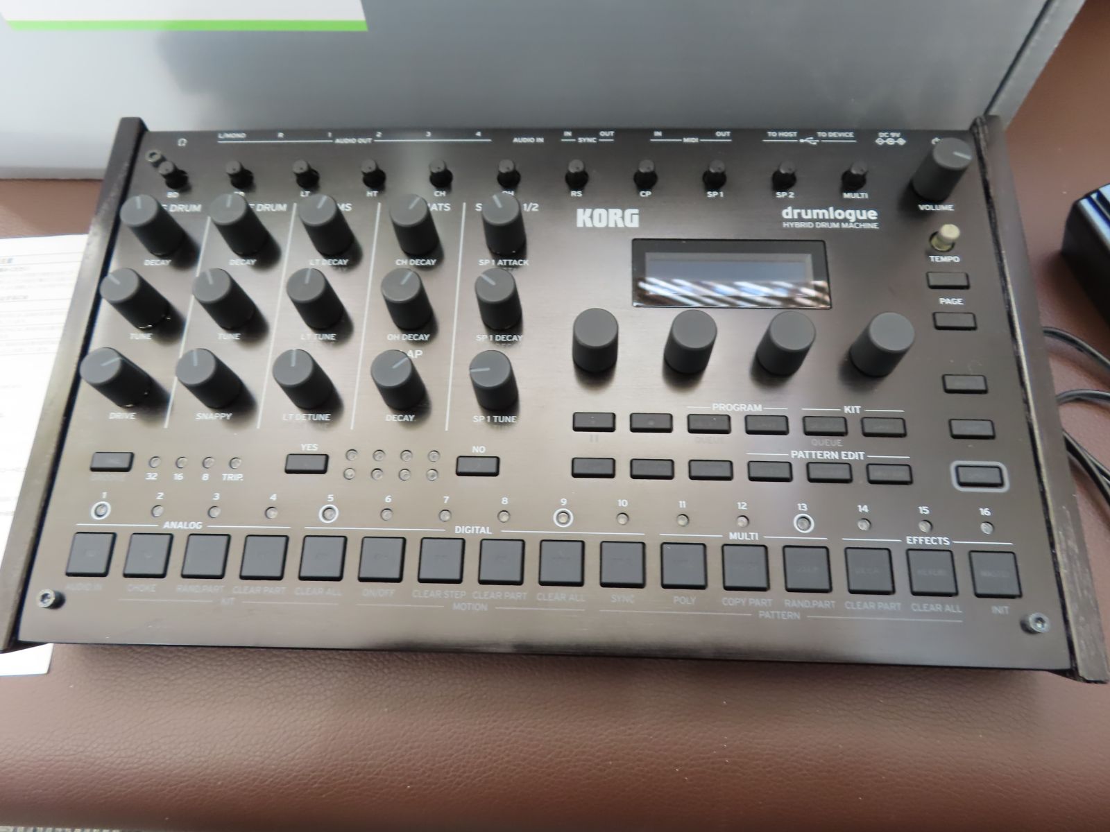 通電確認済み KORG drumlogue シンセサイザー 本体 ACアダプター付き 