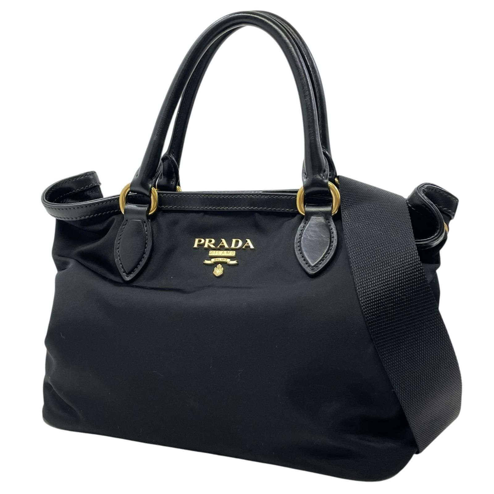 中古】PRADA | プラダ テスート 2way ショルダーバッグ ハンドバッグ 