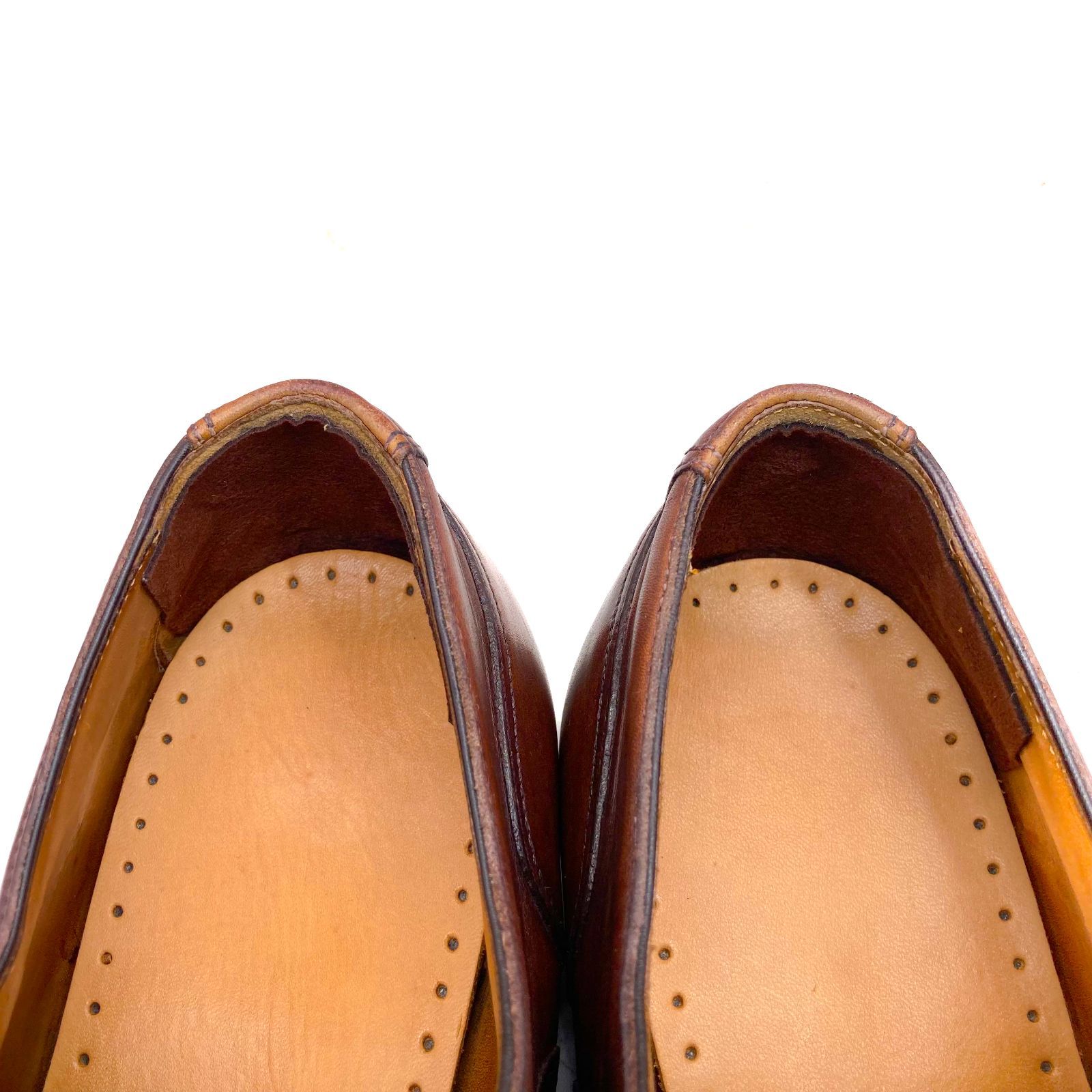Santoni サントーニ Fatte a Mano ストレートチップ 6 茶 上級ライン】Santoni サントーニ fatte a mano 内羽根式ストレート