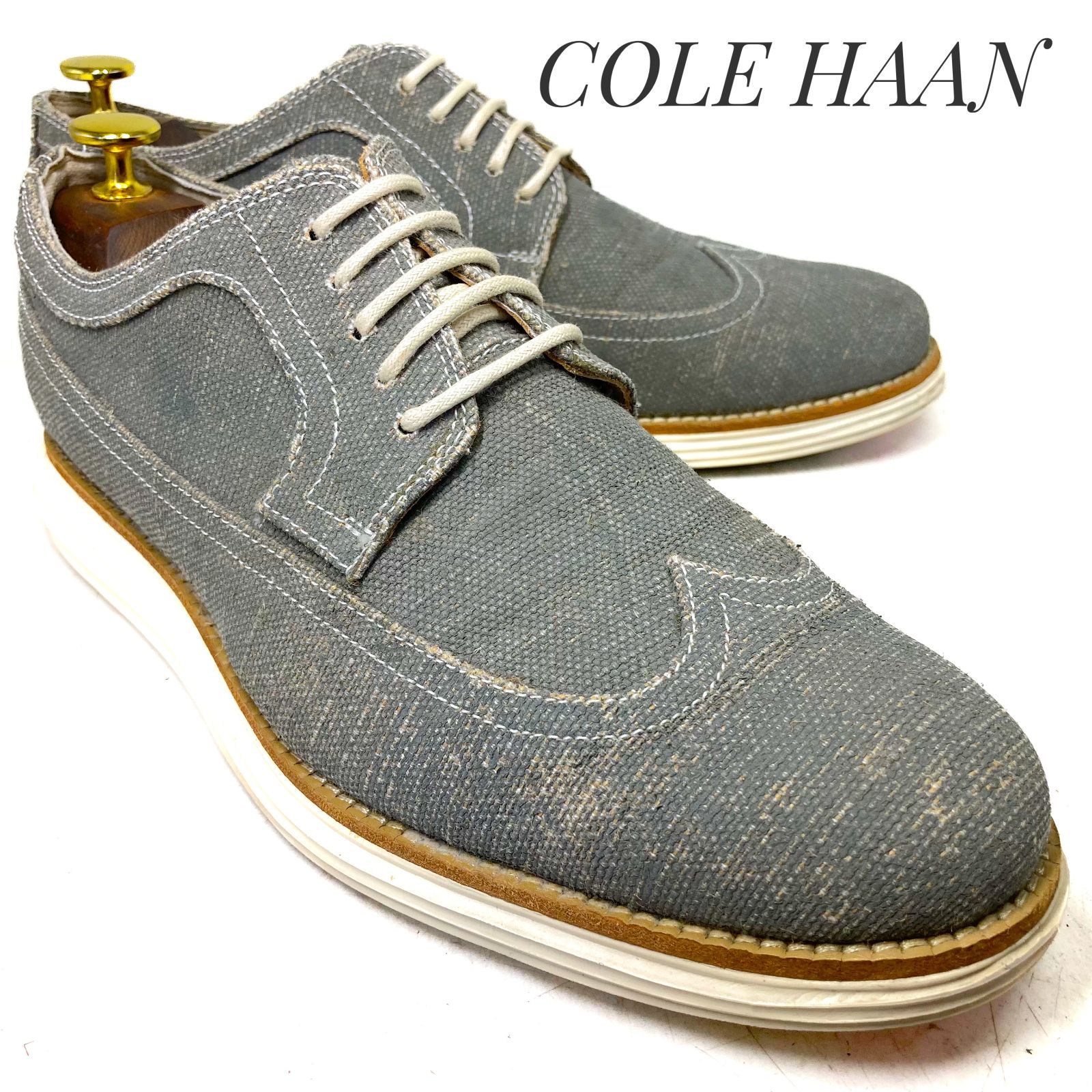 ほぼ未使用】COLE HAAN コールハーン LUNARGRAND WINGTIP OXFORD 
