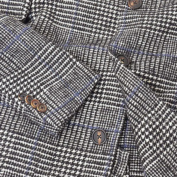 LARDINI ラルディーニ チェスターコート グレンチェック ハウンズ