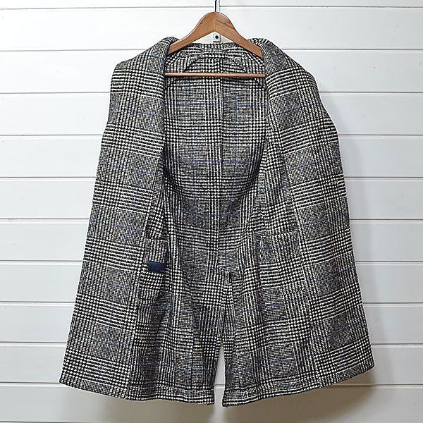 LARDINI ラルディーニ チェスターコート グレンチェック ハウンズ