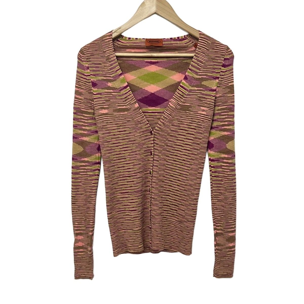 MISSONI(ミッソーニ) カーディガン サイズ46 L レディース美品 