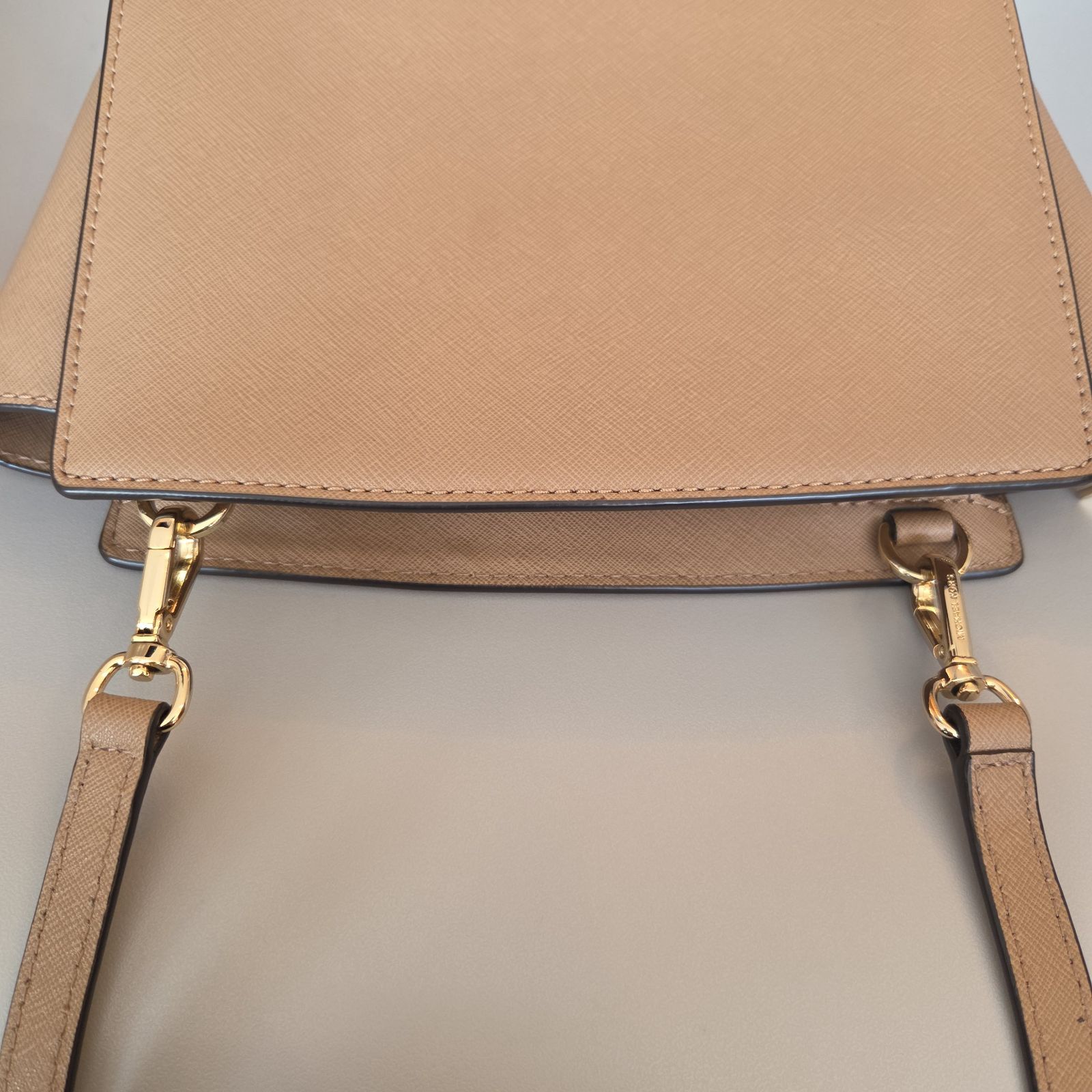 MICHAEL KORS ショルダーバッグ ／サフィアーノレザー ベージュ 2WAY 