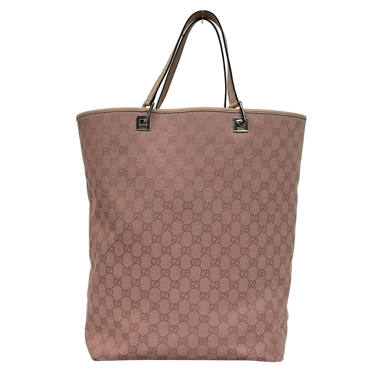 GUCCI(グッチ) トートバッグ GG柄 260287 ピンク レザー - メルカリ