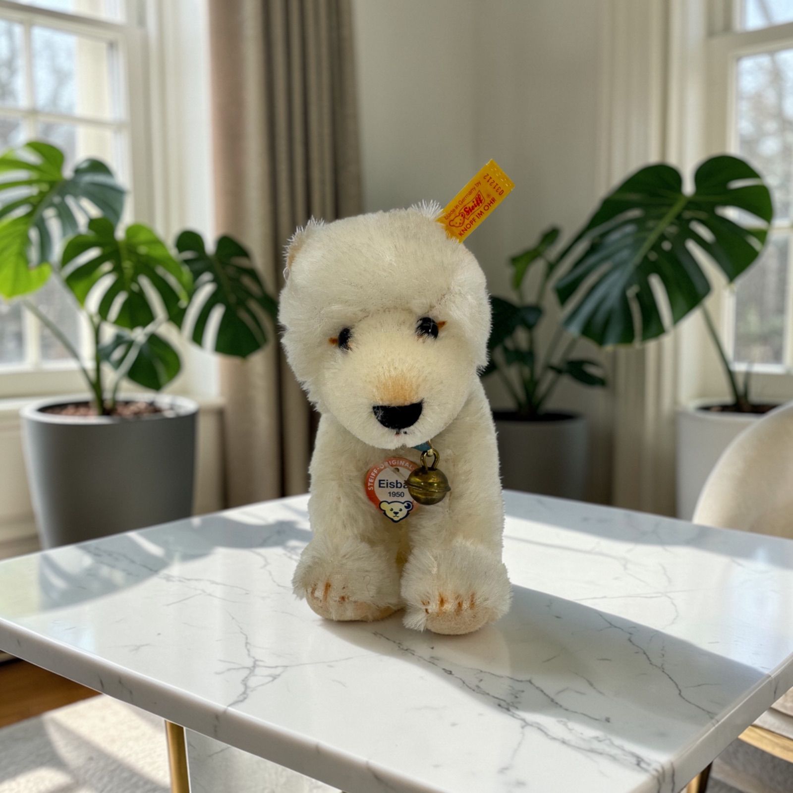 送料無料☆シュタイフ☆Polar Bear 1950 15cm オールID完品 