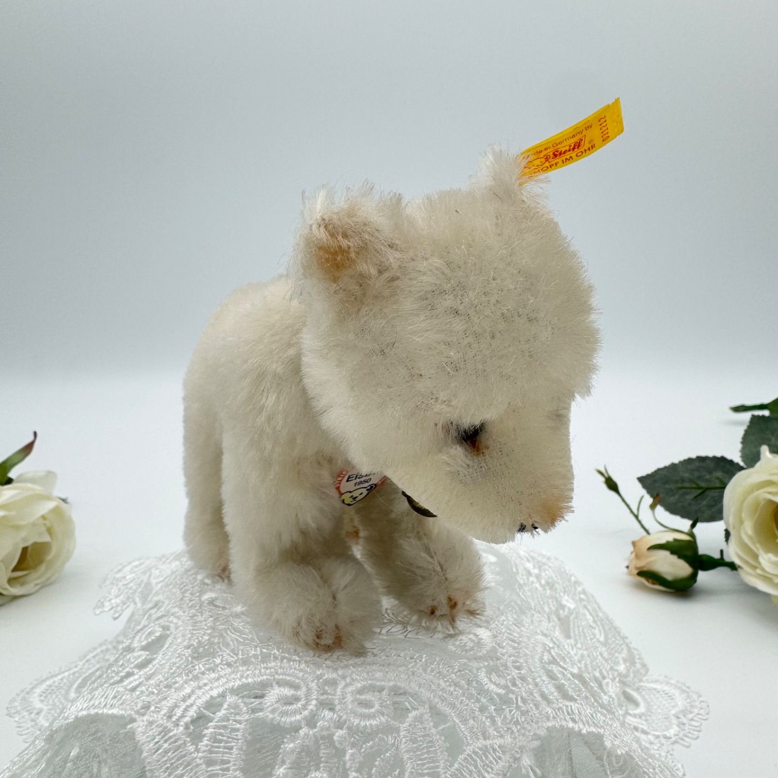 送料無料☆シュタイフ☆Polar Bear 1950 15cm オールID完品 
