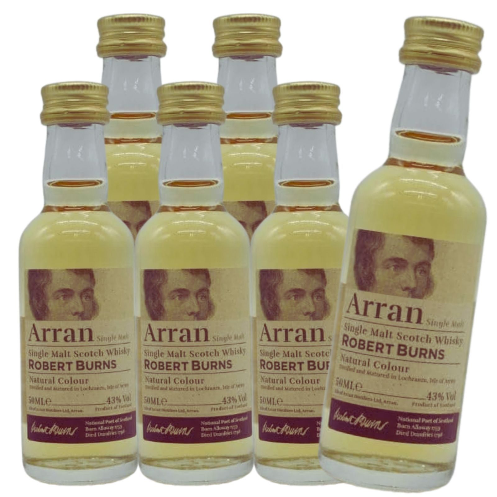 アラン ロバートバーンズ 50ml 6本 Arran ウイスキー - メルカリ