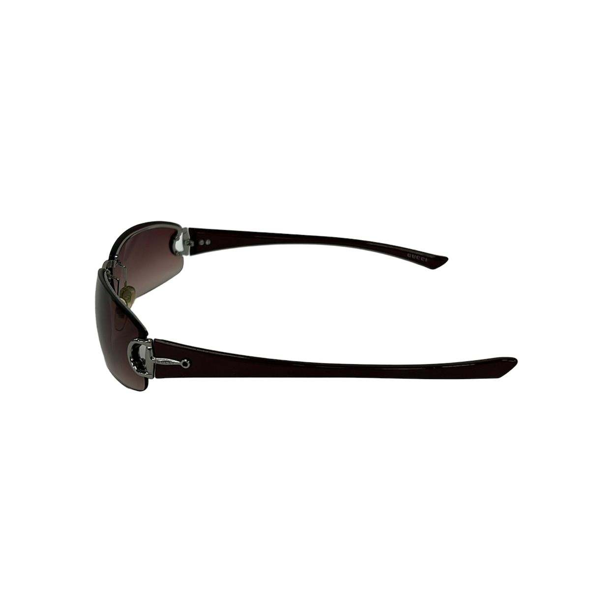 GUCCI(グッチ) サングラス美品 - GG2743/F/S ダークブラウン×ボルドー