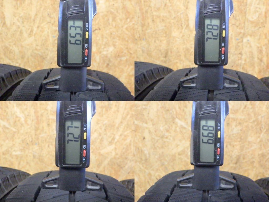 SR895】送料無料○2022年製造 約7~8部山○BS BLIZZAK VRX3○155/65R14