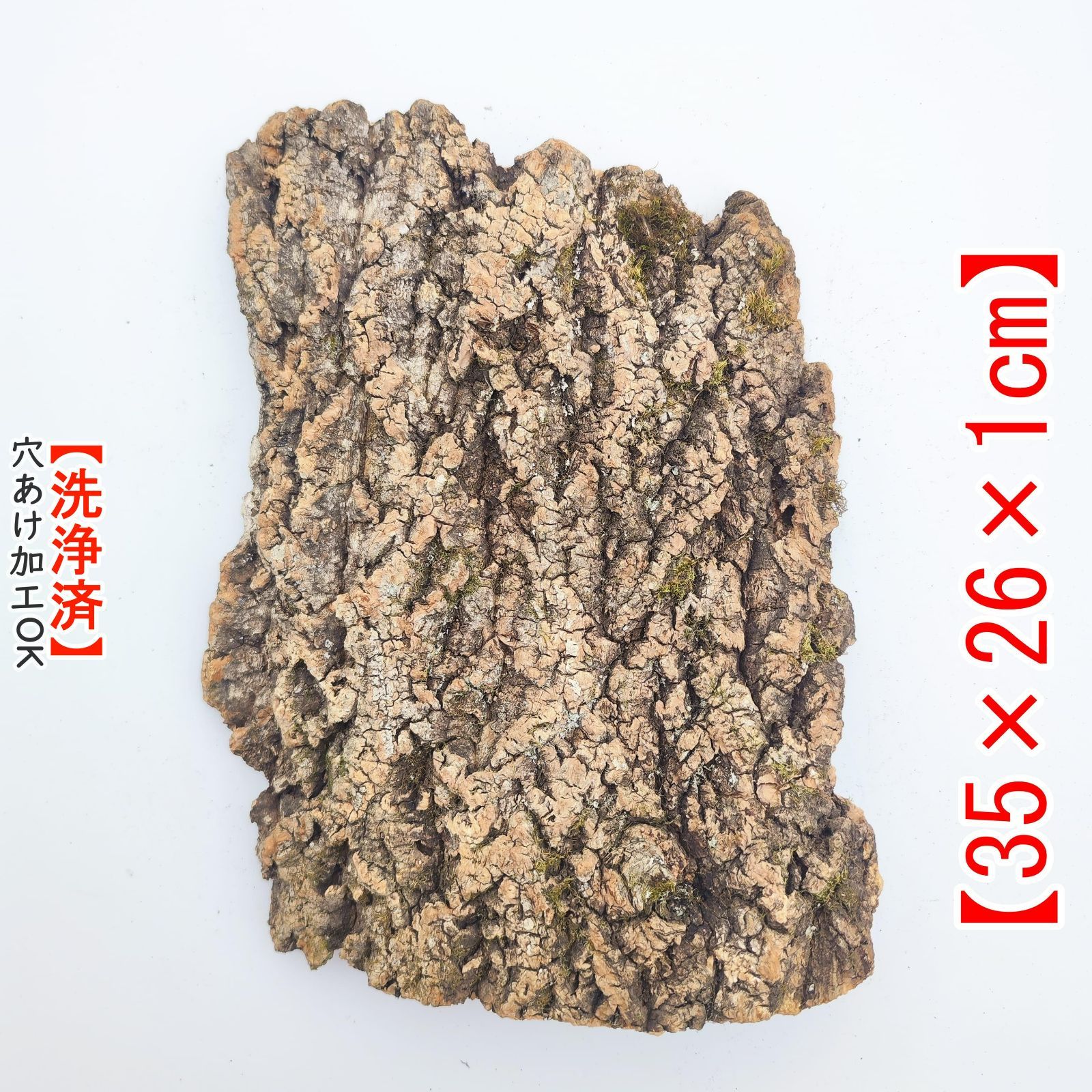 c797 お買得品 洗浄済 コルク樹皮 コルク板 バージンコルク 板付