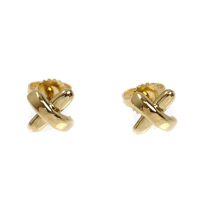 TIFFANY&Co. ティファニー K18YG イエローゴールド クロスステッチ 