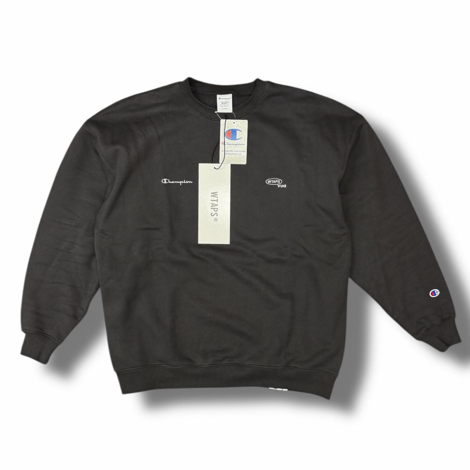 参考上代26400円 WTAPS Champion 25AW ACADEMY CREW NECK CTPL CHAMPION アカデミースウェット トレーナー ダブルタップス チャンピオン 252HBCHD-CSM03S ブラック 4 - メルカリ