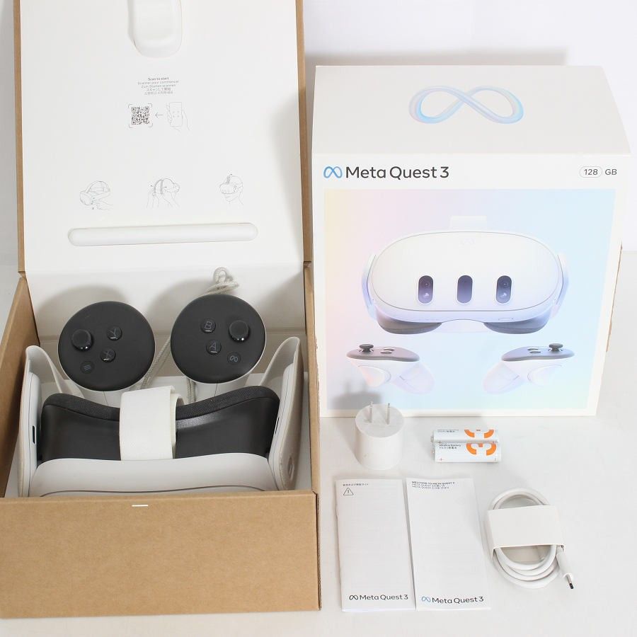 Meta Quest 3 128GB VR ヘッドマウントディスプレイ ヘッド Meta Quest 3 128GB VR ヘッドマウントディスプレイ ヘッド