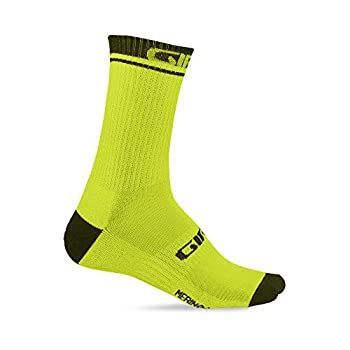 (Small Lime/Black) - Giro GE20170 Mens Winter Merino Wool Socks