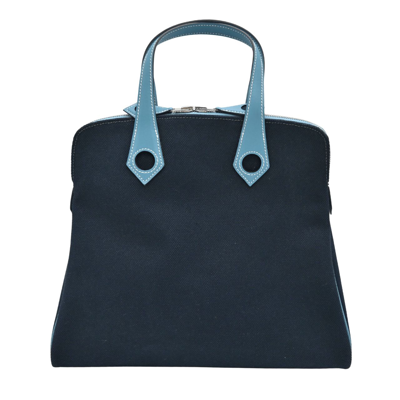 HERMES エルメス サックイブー PM ハンドバッグ ブルーインディゴ 