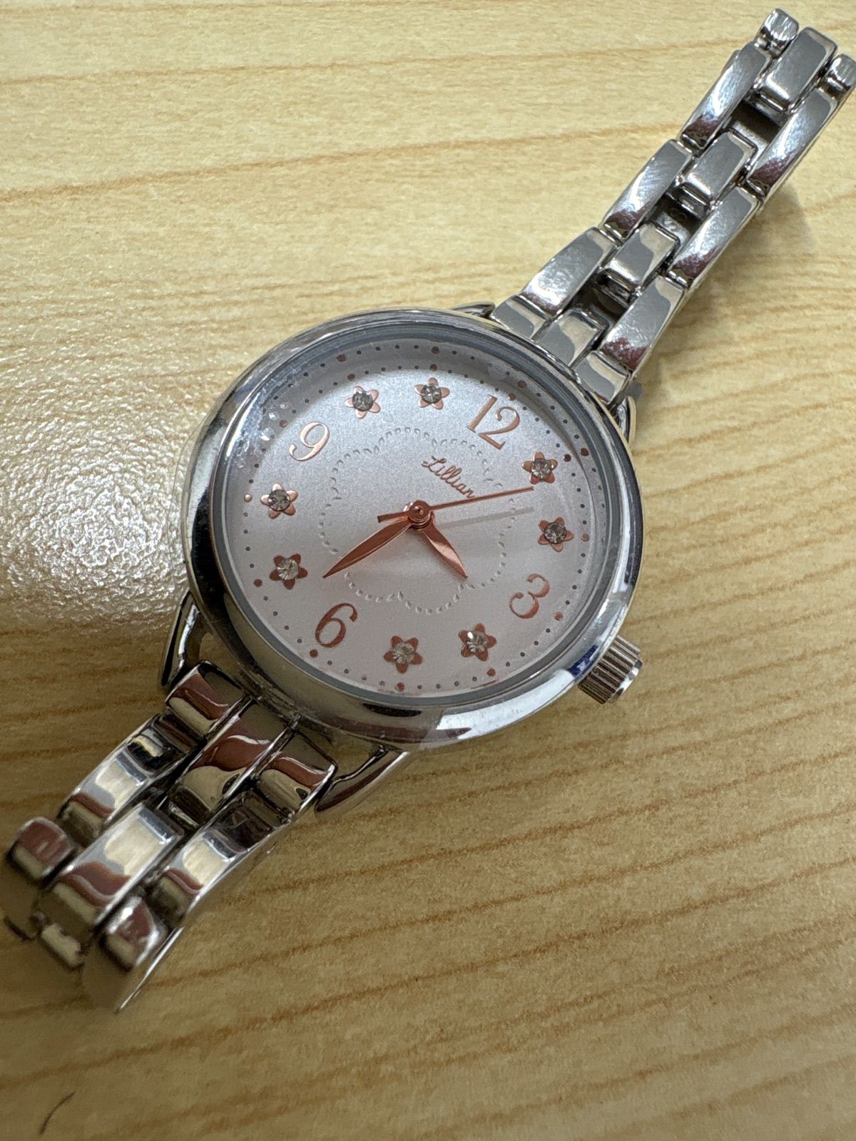 Women's Analog Metal Band Silver JN017-1 NF Lavina Watch