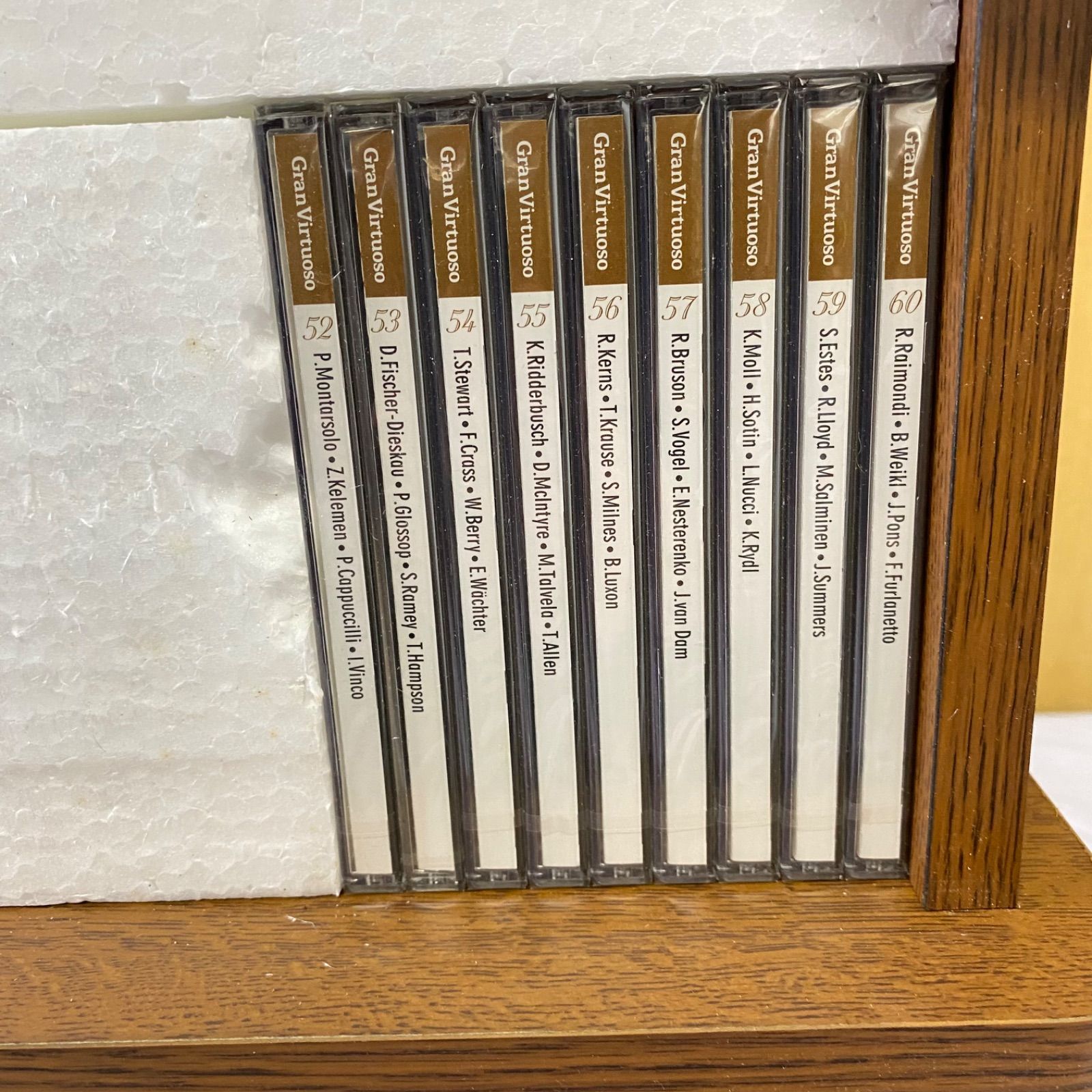 未開封 クラシックCD全集 Gran Virtuoso 大量セット 木製ラック付き 未