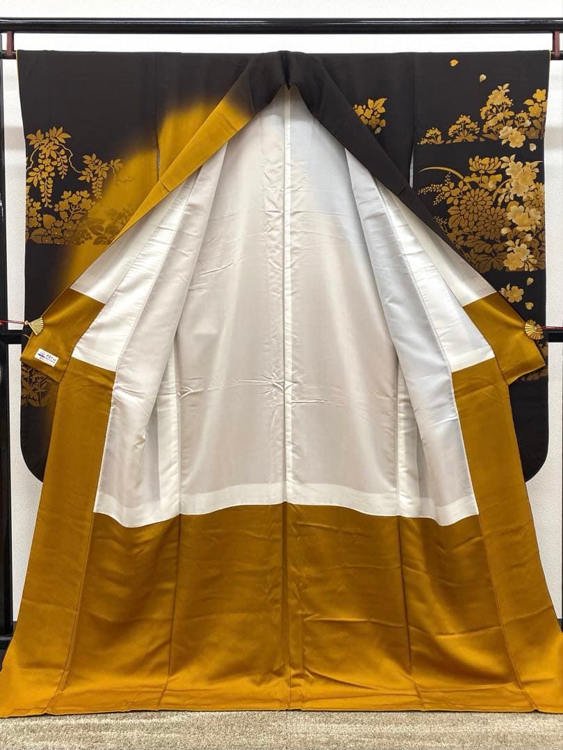 振袖 金彩 やまと扱い 身丈169cm 撥水加工済 MO3543 - メルカリ