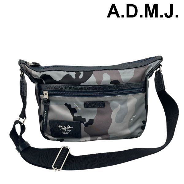 エーディーエムジェー A.D.M.J. クロスボディバッグ カモフラ 迷彩 エーディーエムジェー A.D.M.J. クロスボディバッグ カモフラ 迷彩