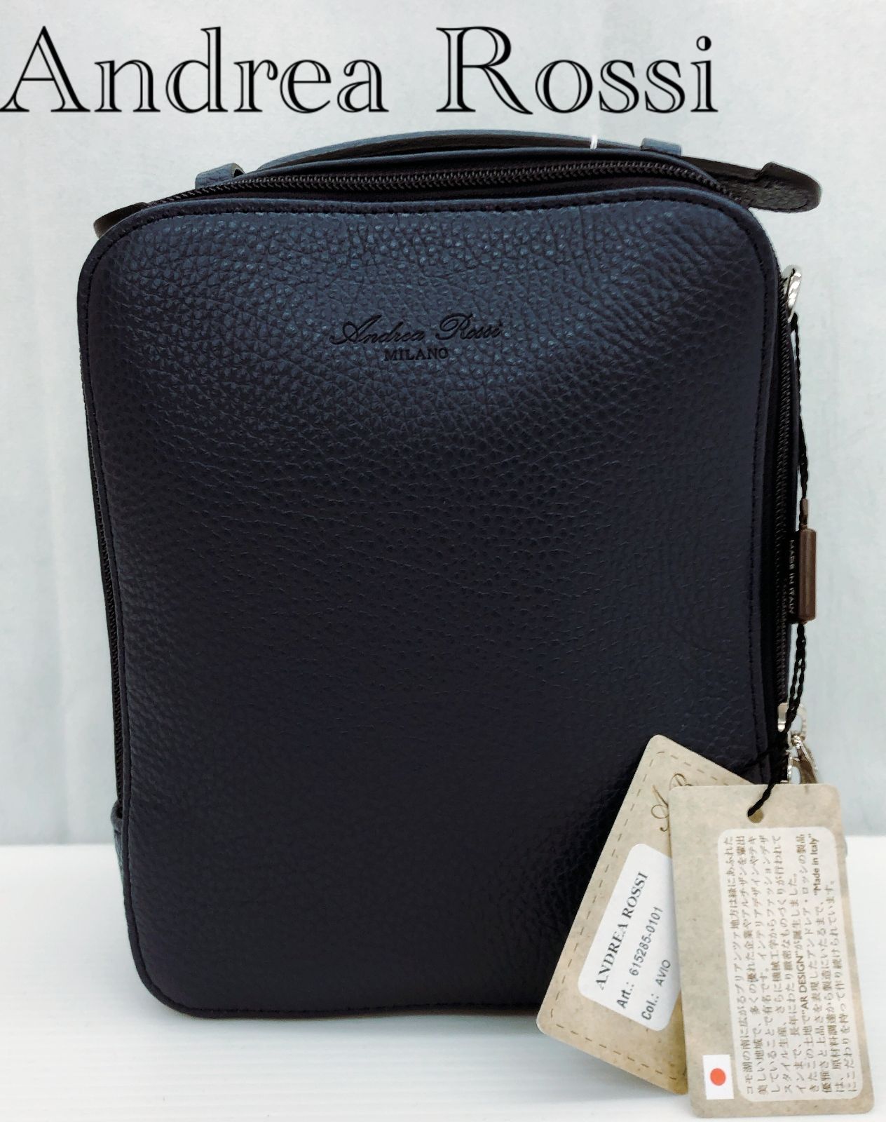 極美品 Andrea Rossi 美品 アンドレア・ロッシ コンパクト レザー