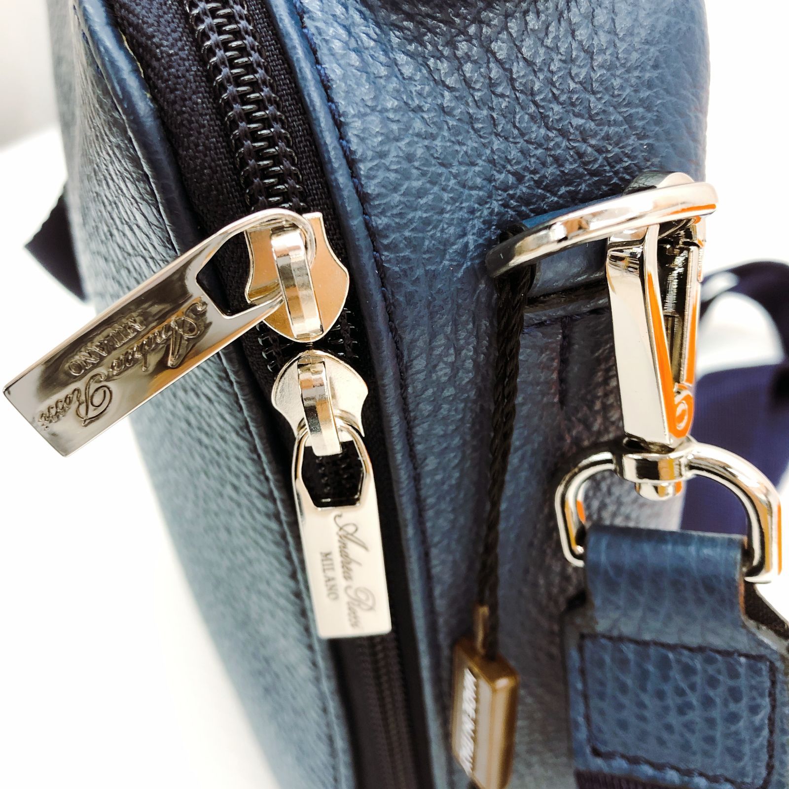 極美品 Andrea Rossi 美品 アンドレア・ロッシ コンパクト レザー