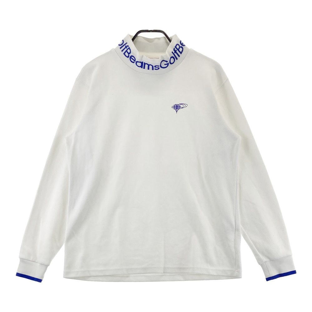 サイズ：L BEAMS GOLF ビームスゴルフ モックネック 長袖Tシャツ