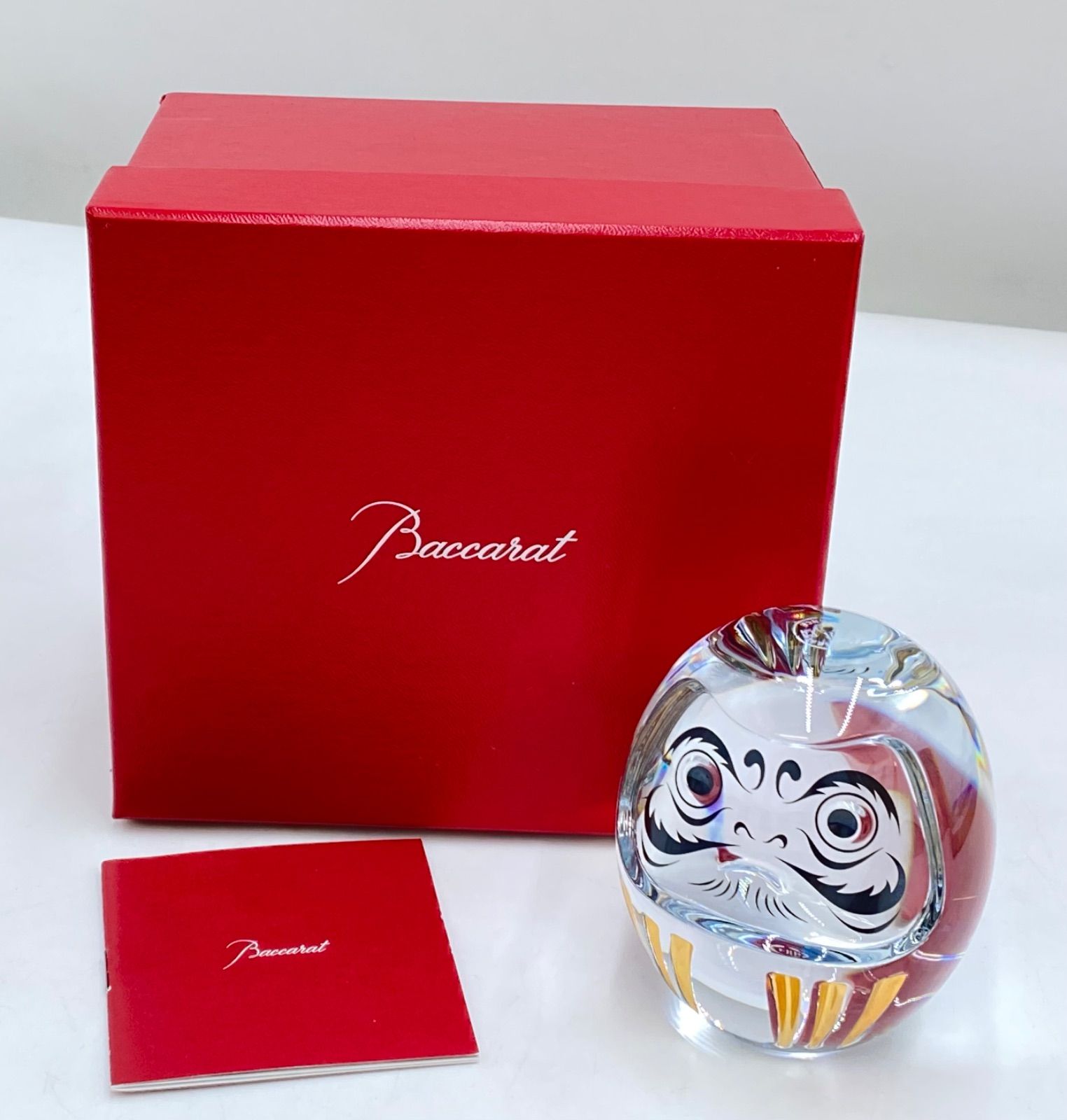 Baccarat バカラ ダルマ 達磨 クリスタル 置物 箱付 新品未使用 - メルカリ
