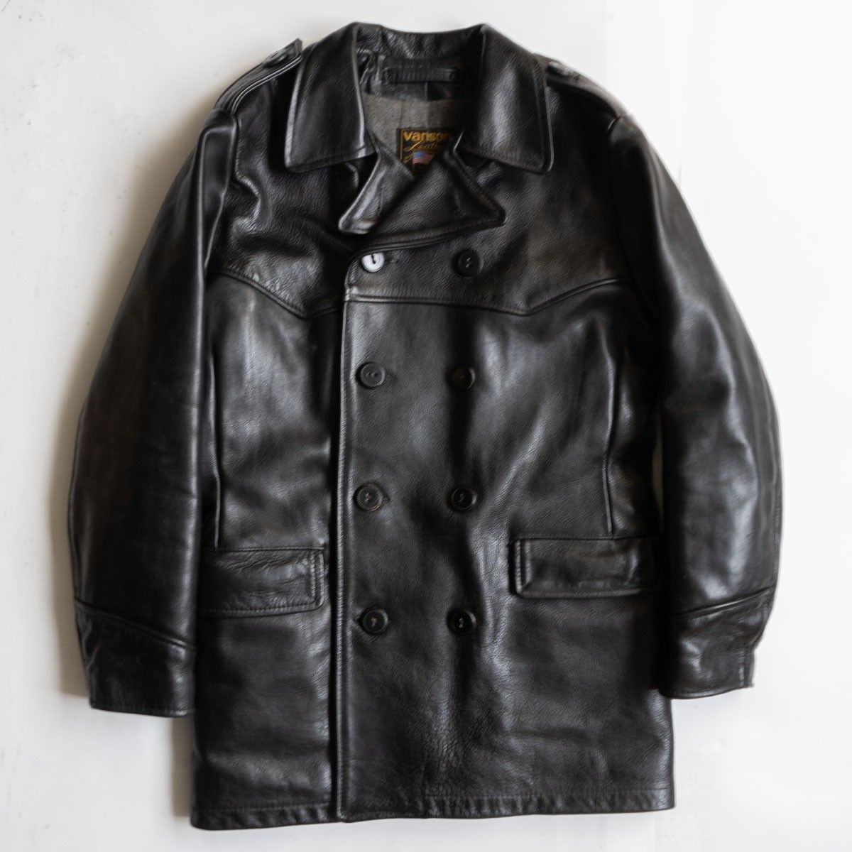 【美品】 VANSON 【REMINGTON レザー コート】38 レミントン USA製 バンソン 26030638 美品】 VANSON 【REMINGTON レザー コート】38 レミントン USA製