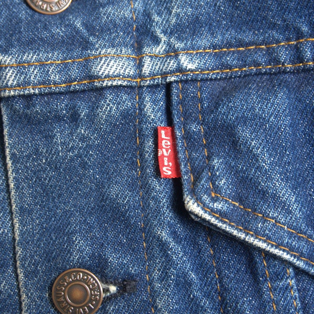 雰囲気抜群/80S】 LEVI'S 【70506 0217 5th デニムジャケット 】38 80