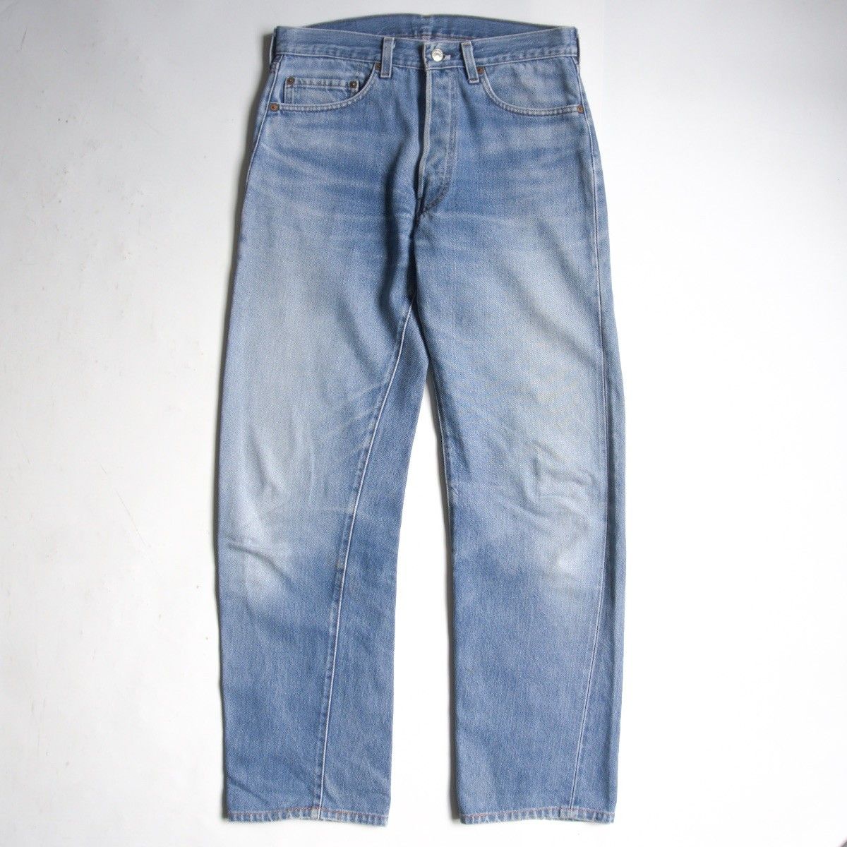 雰囲気抜群/80s】 LEVI'S 【501 赤耳 デニムパンツ】33×36 ボタン裏524