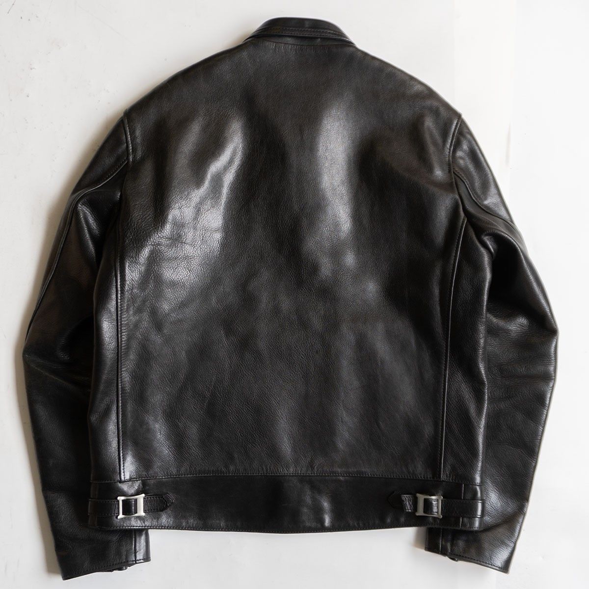 addict clothes AD-01 アディクトクローズ size44 馬皮 美品/ビッグサイズ】ADDICT CLOTHES【AD-01 CENTER-ZIP JACKET (HORSE