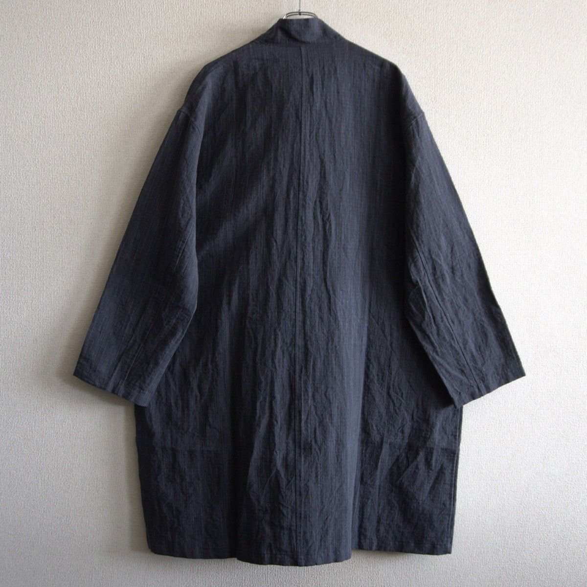 タグ付き未使用品】bergfabel【Oversized coat】M ネイビー リネン