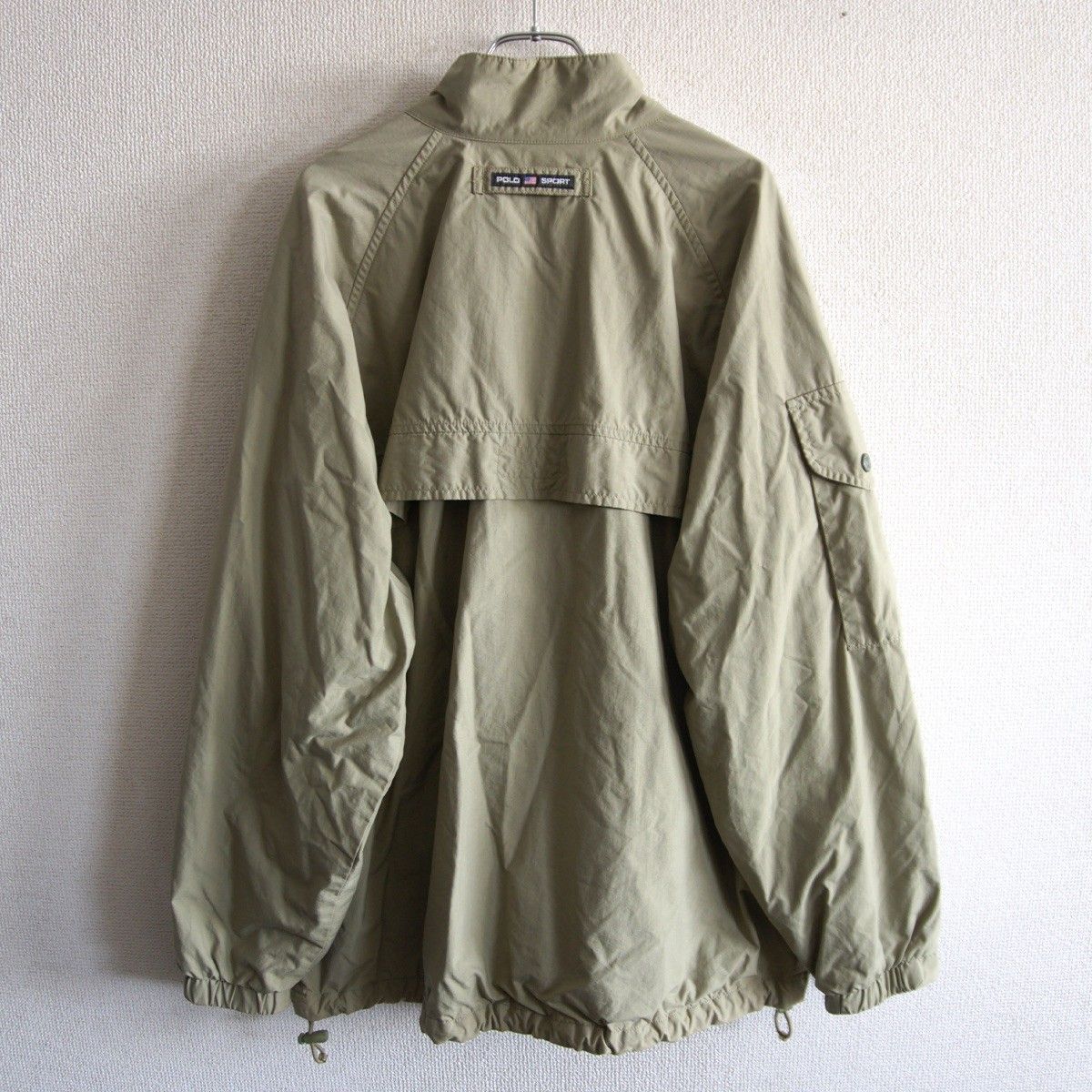 美品/90s】POLO SPORT 【ナイロン ジャケット】L カーキ ポロ スポーツ 