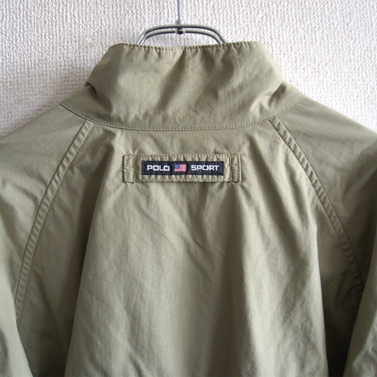 美品/90s】POLO SPORT 【ナイロン ジャケット】L カーキ ポロ スポーツ 