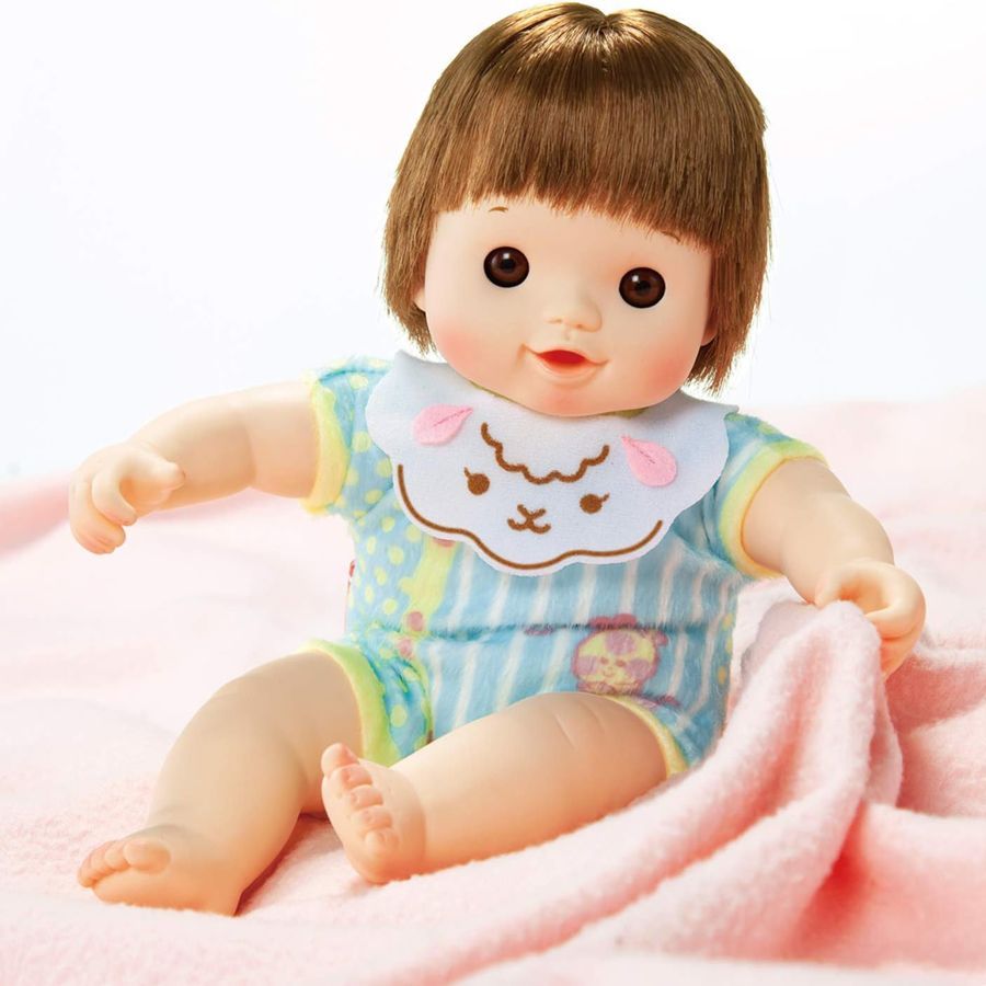 【新品】【未使用】【未開封】マシュマロぽぽちゃん ひつじさんスタイつき 女の子 1.5歳 2歳 3歳 4歳 やわらか人形 赤ちゃん人形 お世話人形 1歳半 知育玩具 ごっこ遊び 初めての人形 抱き人形 プレゼント 誕生日 ギフト 人気 おすすめ ポポちゃん