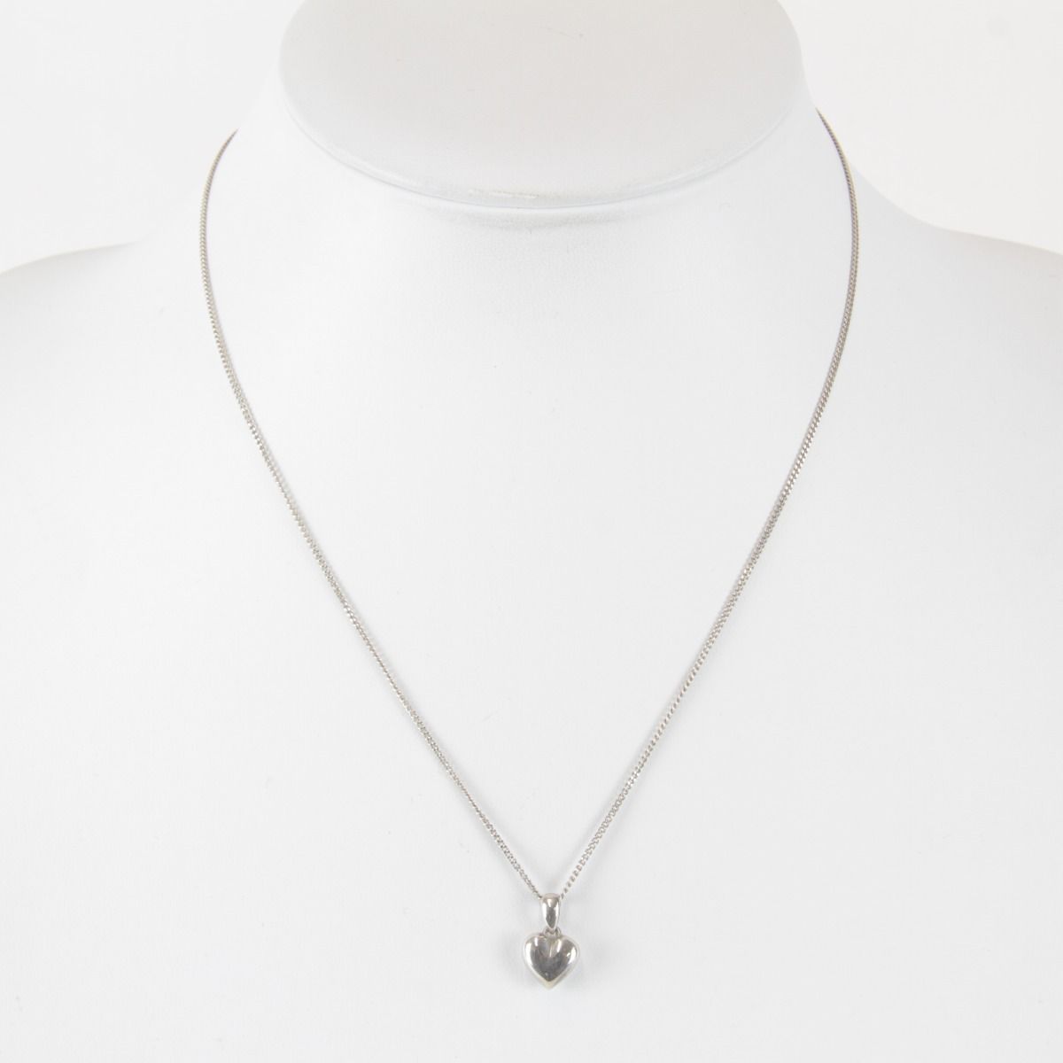 USED』STAR JEWELRY【スタージュエリー】 SV ハート ネックレス 
