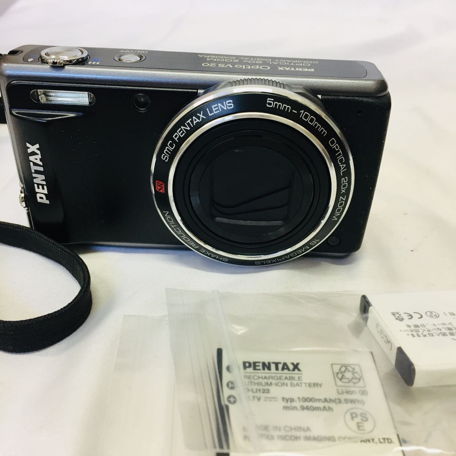 S【ジャンク】PENTAX ペンタックス Optio VS20 コンパクトデジタル 