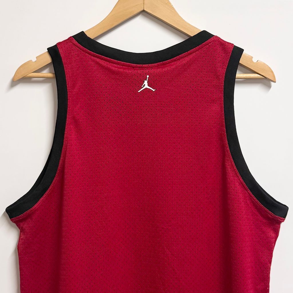 JORDAN BRAND マイケルジョーダン タンクトップ メッシュ 赤 レッド M