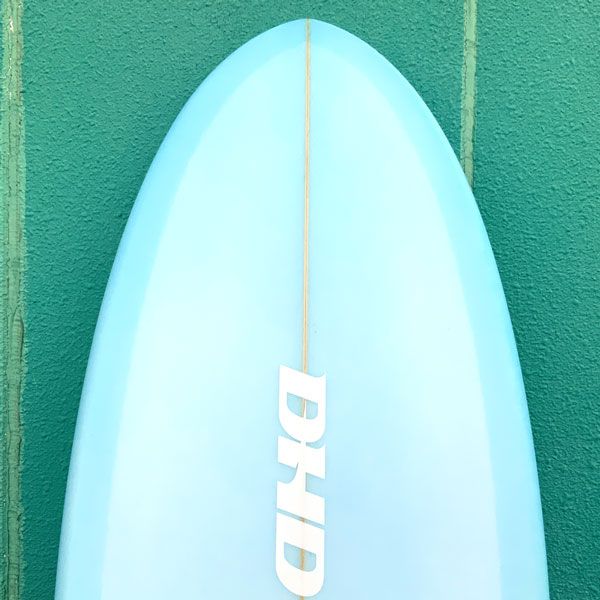 サーフボード ツインフィン DHD MINI TWIN2 PU BLUE TINT FUTURES FIN
