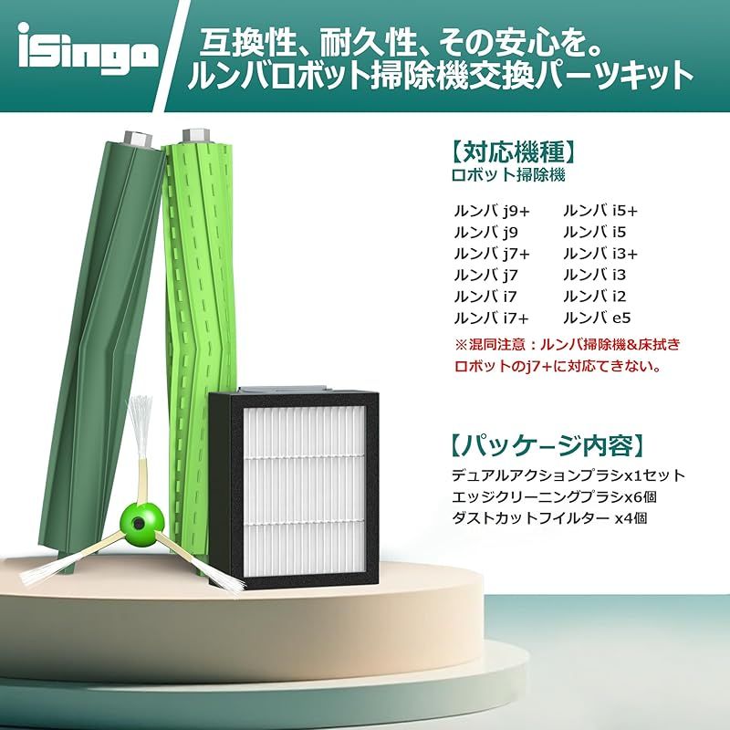新品】 ルンバ e5 i7 i7+ i5 i5+ i3+ j7 j7+ i3 i2 消耗品 フィルター 