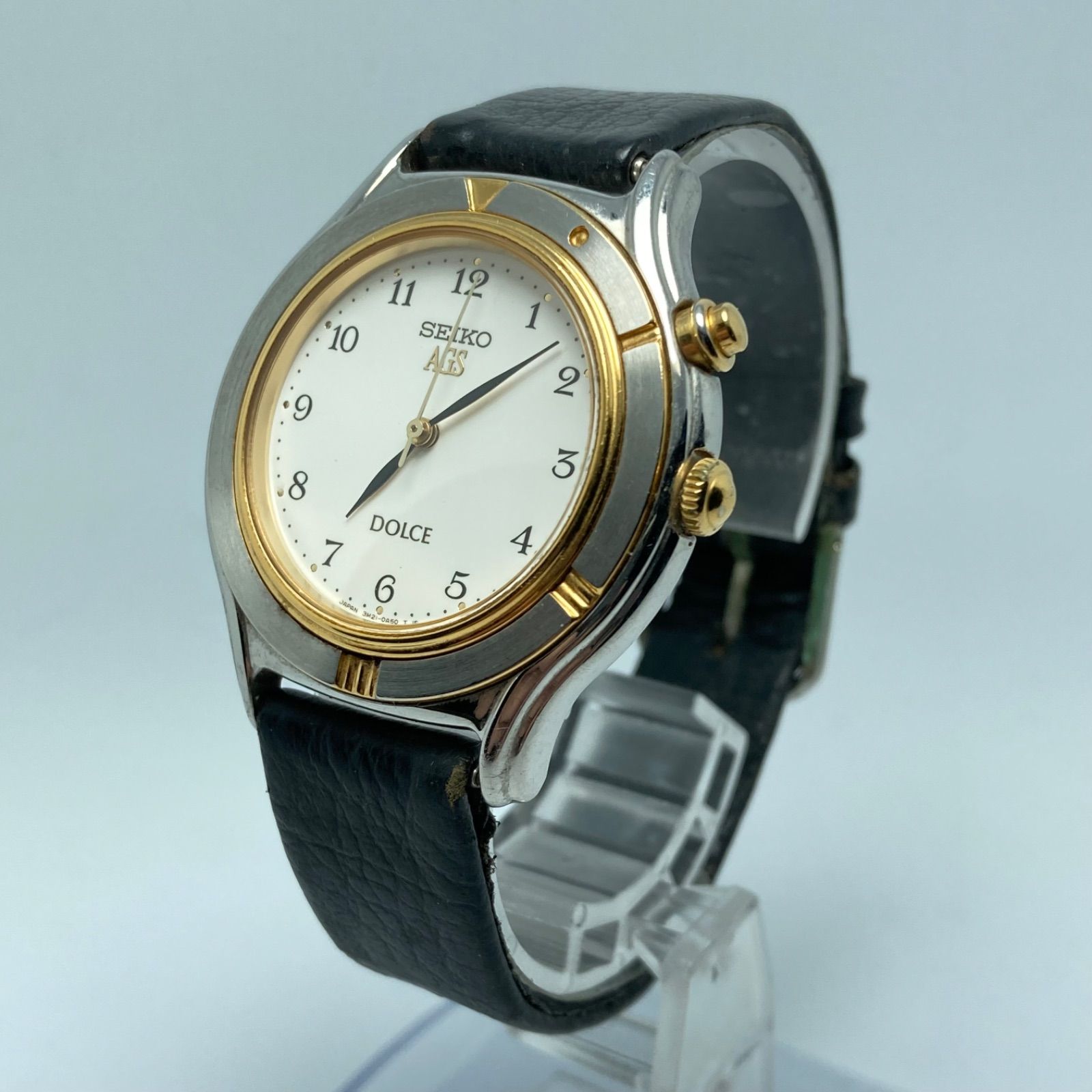 お得 【T55】SEIKO AGS DOLCE 3M21-0A40 自動巻き 稼働品