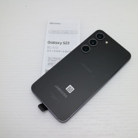 低価，セール】 新品未使用 SC-51D Galaxy S23 ファントムブラック