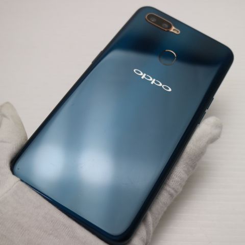 2025，低価】 超美品 OPPO AX7 ブルー スマホ 本体 白ロム 土日祝発送