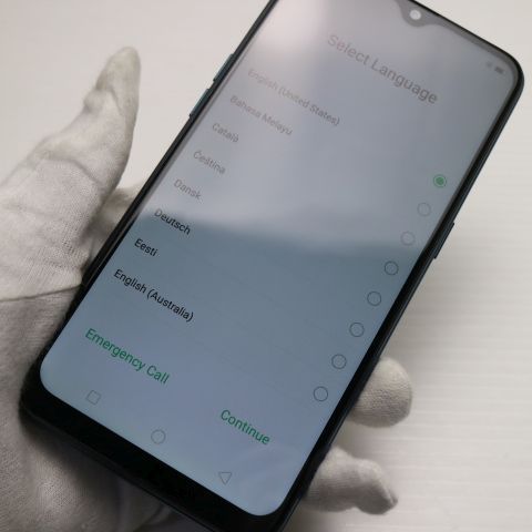 2025，低価】 超美品 OPPO AX7 ブルー スマホ 本体 白ロム 土日祝発送