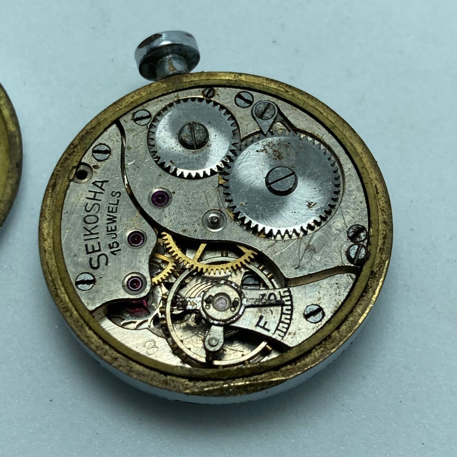 T66】精工舎 SEIKOSHA 15JEWELS ヴィンテージ 懐中時計 - メルカリ